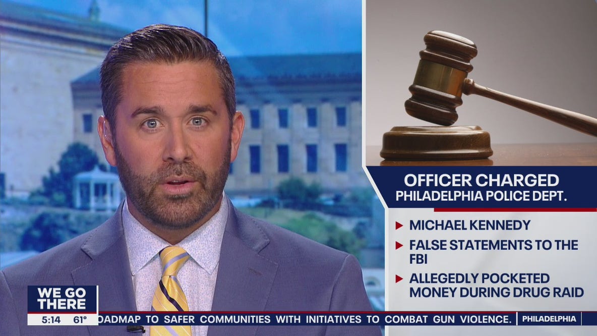Philadelphia cop lied to FBI about stealing money during search warrant, prosecutors say